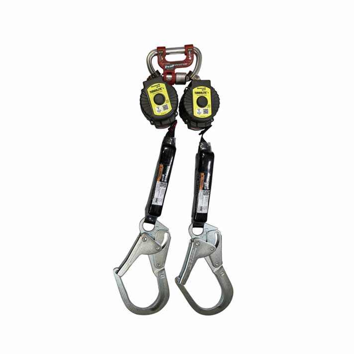 Bloque Retractil Doble TurboLite+ Clase 1 MTL-OHW2-28/6 FT (1.8 m) AL