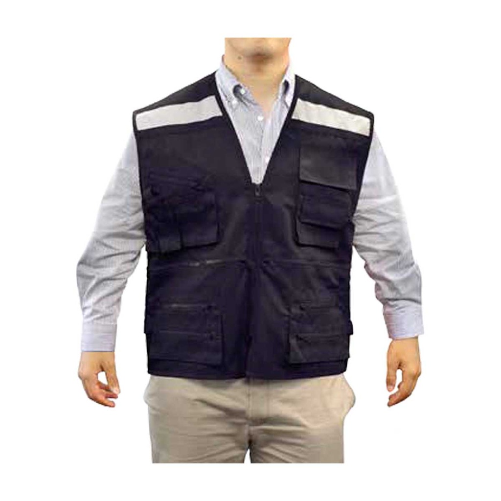 Chaleco Geologo Poplin con Cinta Reflectiva (A)