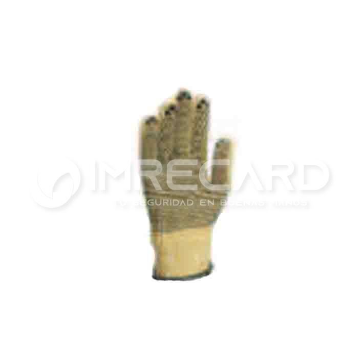 Guante Anticorte KV02J10P1 Hilo Kevlar con Puntos de PVC (A)