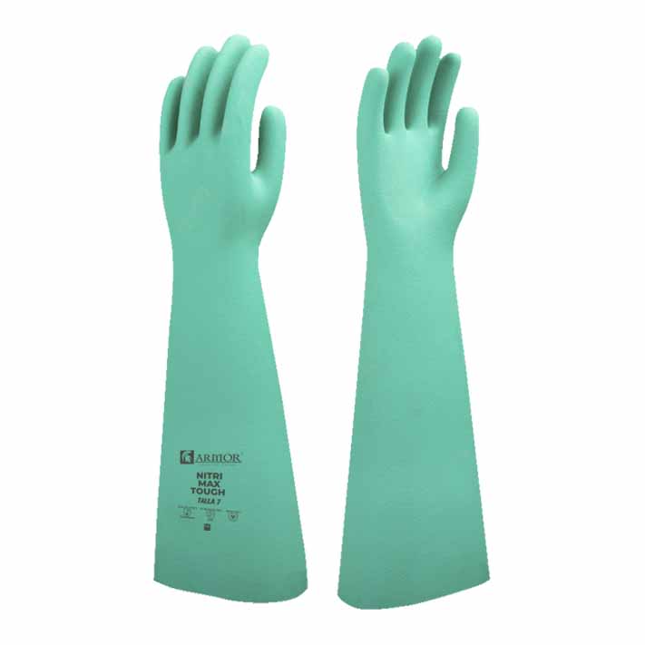 Guante Nitrilo NITRI MAX TOUGH 18 plg.