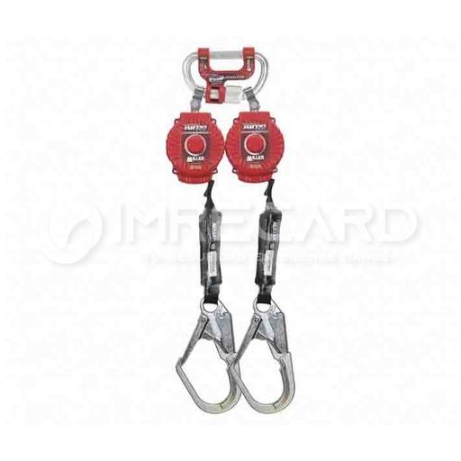 Bloque Retractil Doble Miller Twin Turbo™ MFLC-4-Z7/6 FT(1.8 m) ST (A) [MILLER] 
