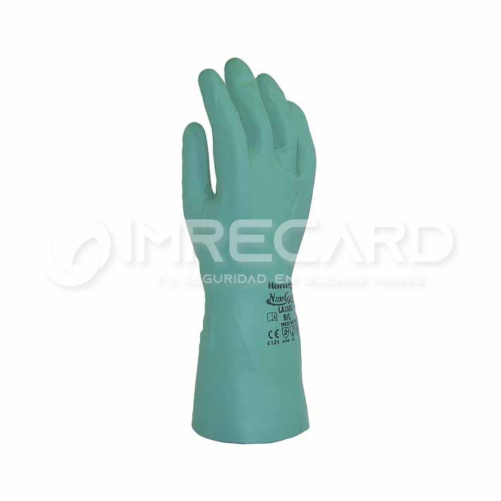 Guante Nitrilo LA258G Nitri-Guard Plus 18 plg. (A)