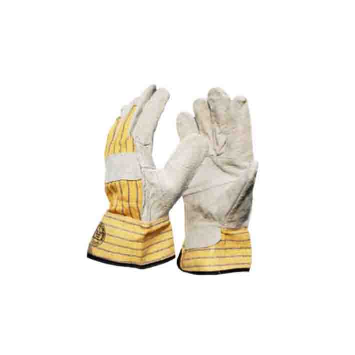 Guante Serraje Carnaza/Lona Palma Lisa STD (A)