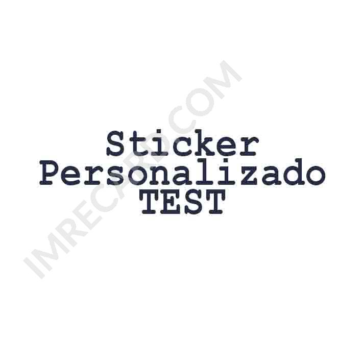 Sticker Personalizado para Cascos (TEST NO USAR)